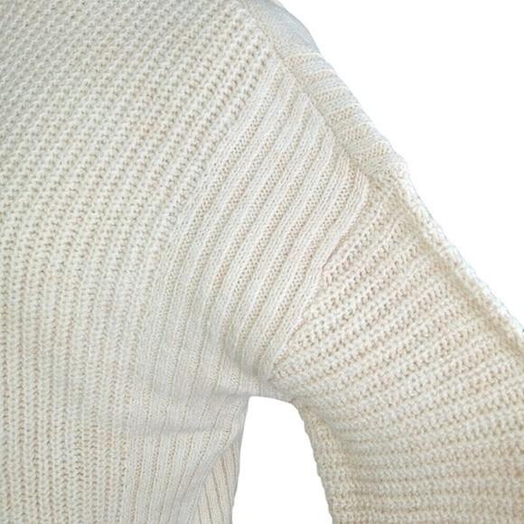 Abound Beige Hooded Sweater Size S NWT - Picture 8 of 11